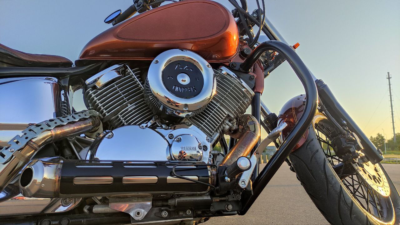 Yamaha Drag Star 1100 (Пневмоподвеска)
